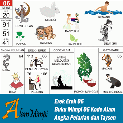 Erek Erek 06 | Buku Mimpi 06 Kode Alam Pelarian dan Taysen